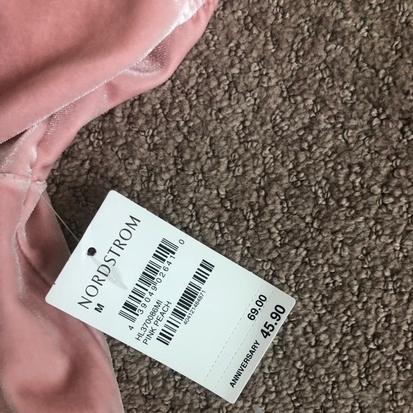 Velour off the shoulder top - Picture 2 of 2